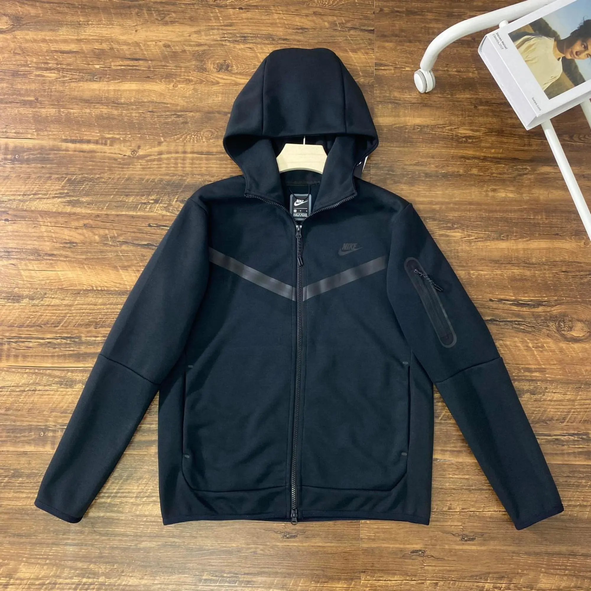 Nike Jackets Hooded Full-Zip Jacket with Reflective Trim — 7