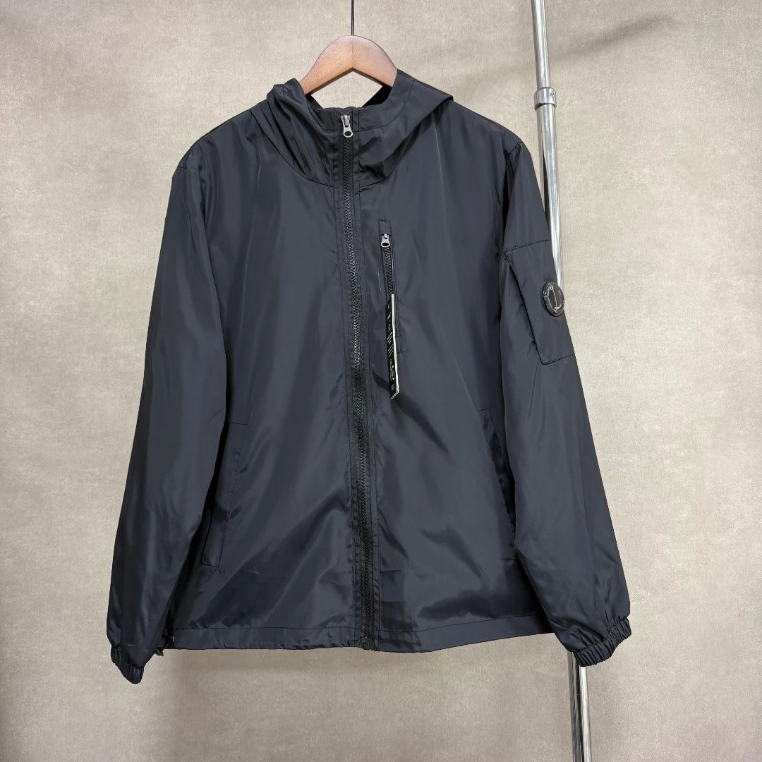 C.P. Company Jackets Hooded zip-up lens jacket — 7-1