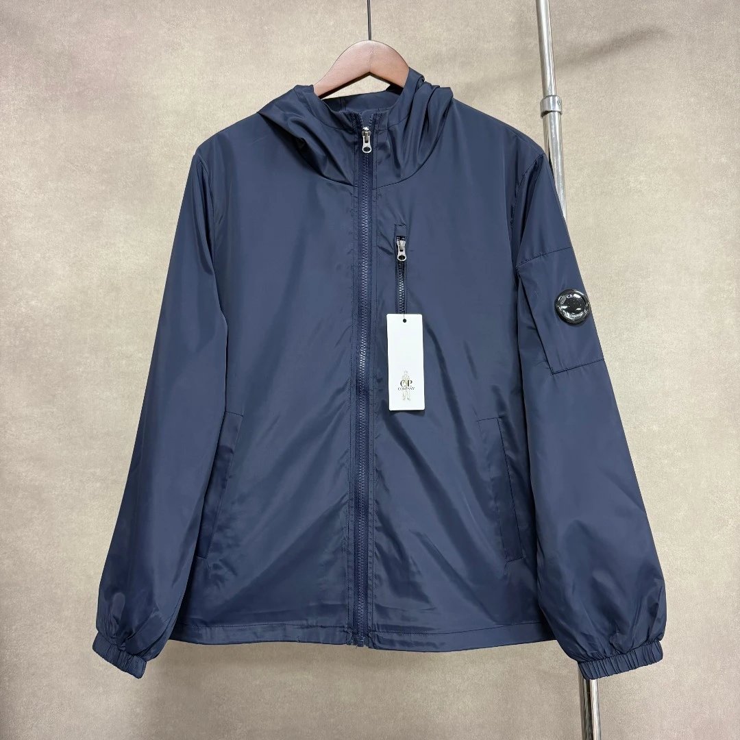 C.P. Company Jackets Hooded zip-up lens jacket — 7-2