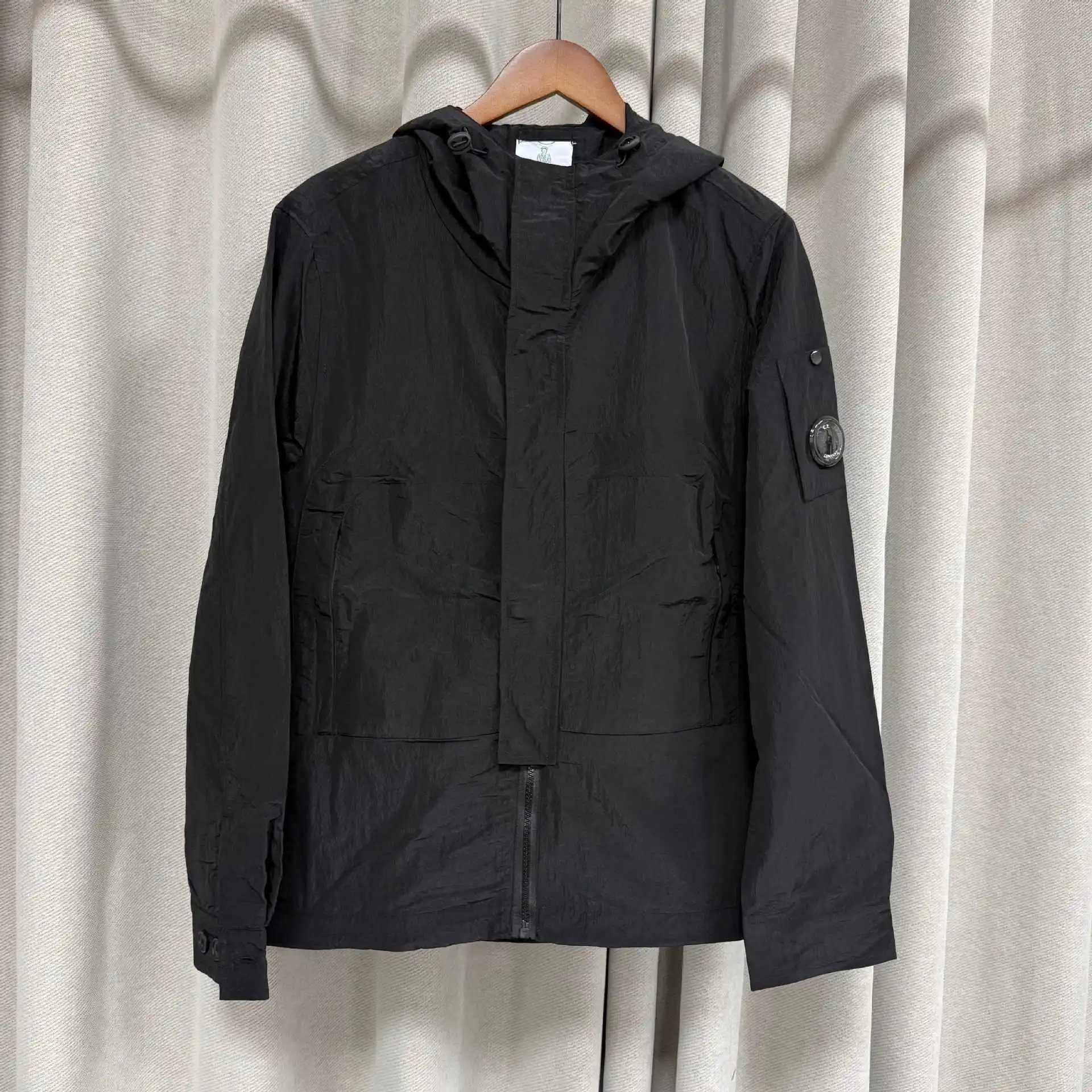 C.P. Company Jackets Hooded zip-up lens jacket — 2-1