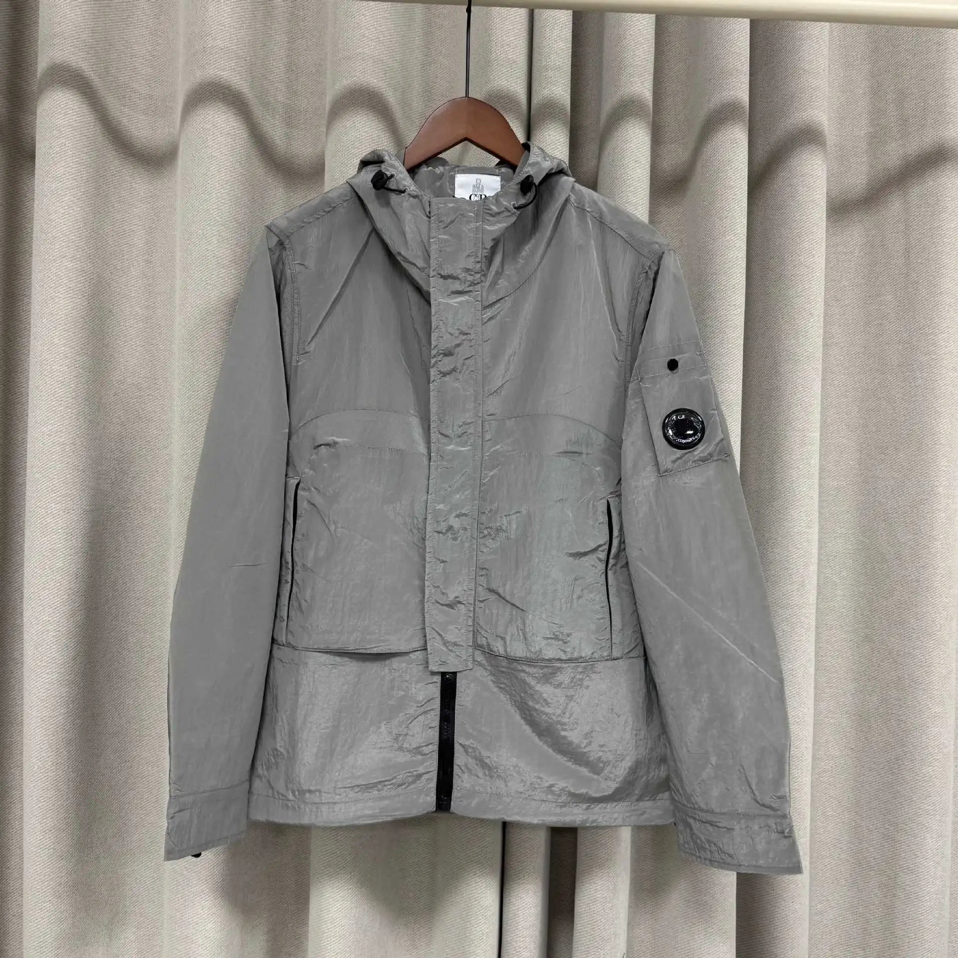C.P. Company Jackets Hooded zip-up lens jacket — 2-3