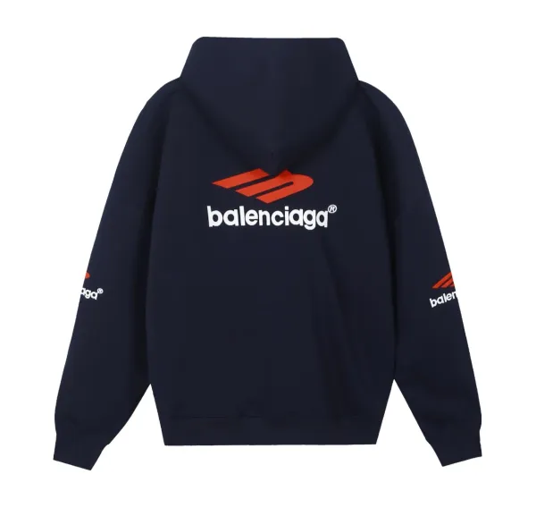 Balenciaga Collegiate Arch 01 Purple Hoodie - 15