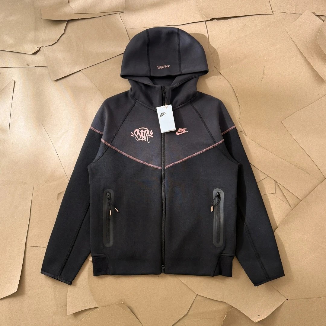 Nike Jackets Hooded Full-Zip Jacket with Reflective Trim — 1