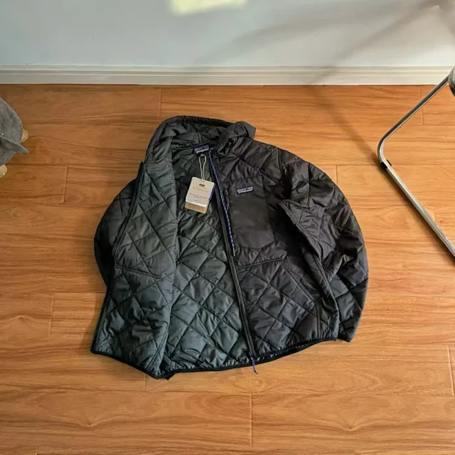 Patagonia Jackets Reversible hooded fleece-lined padded jacket product detail image 3