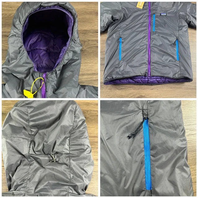 Patagonia Jackets Reversible hooded fleece-lined padded jacket product detail image 35