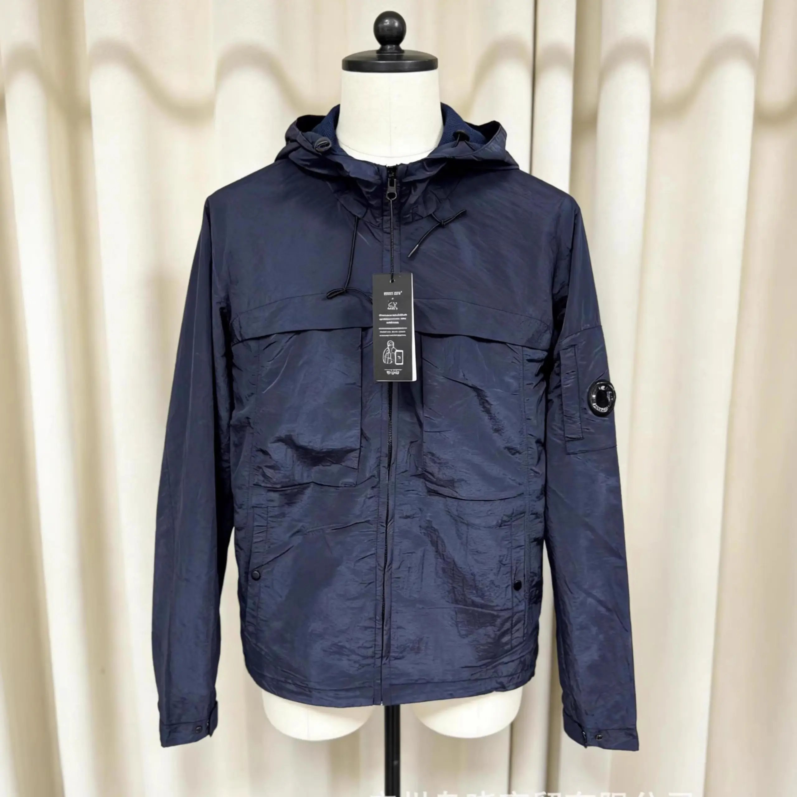 C.P. Company Jackets Hooded zip-up lens jacket — 1-2