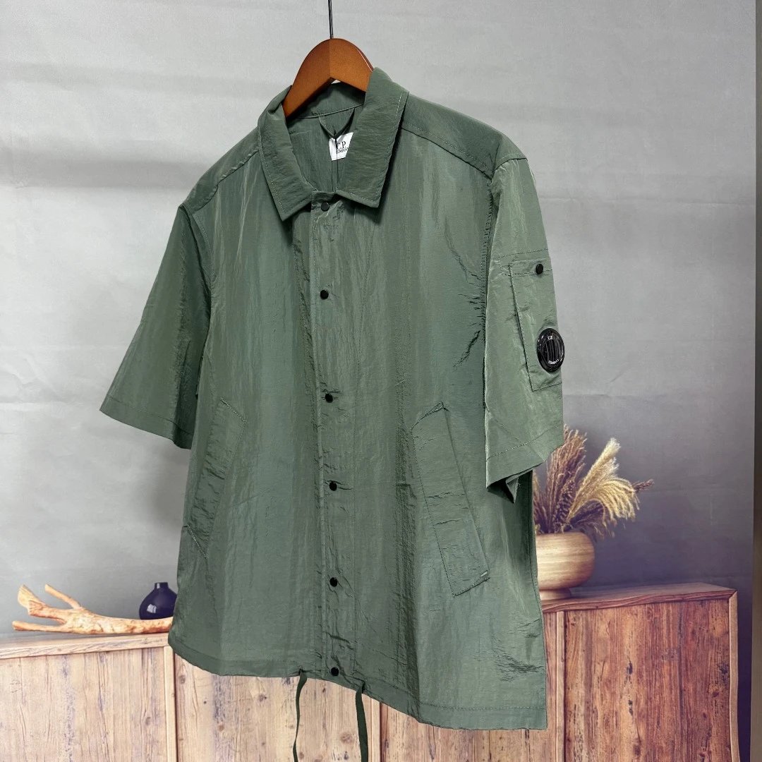 C.P. Company Jackets Hooded zip-up lens jacket — 3-4