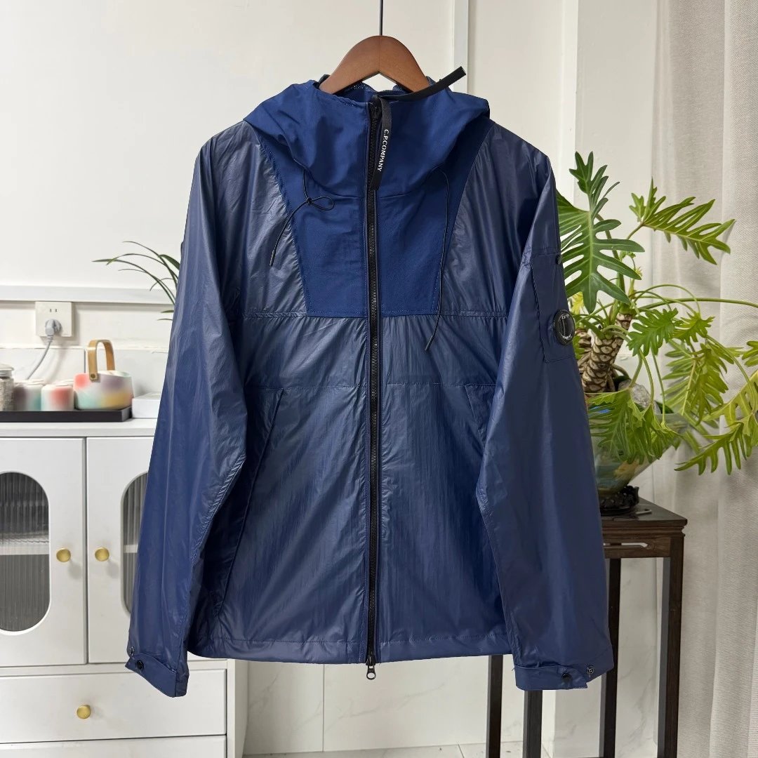 C.P. Company Jackets Hooded zip-up lens jacket — 9-2
