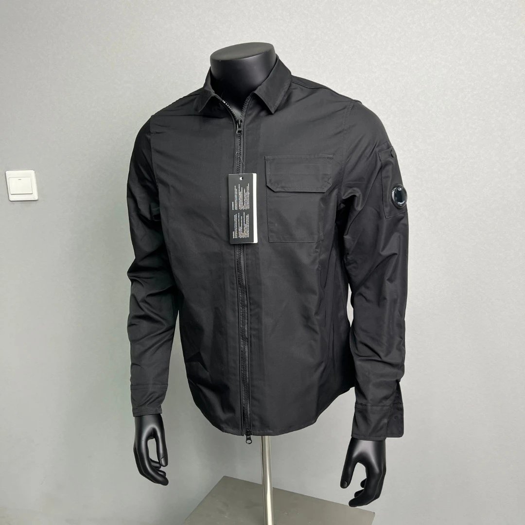 C.P. Company Jackets Hooded zip-up lens jacket — 10-1