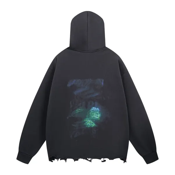 Balenciaga Collegiate Arch 01 Purple Hoodie - 10