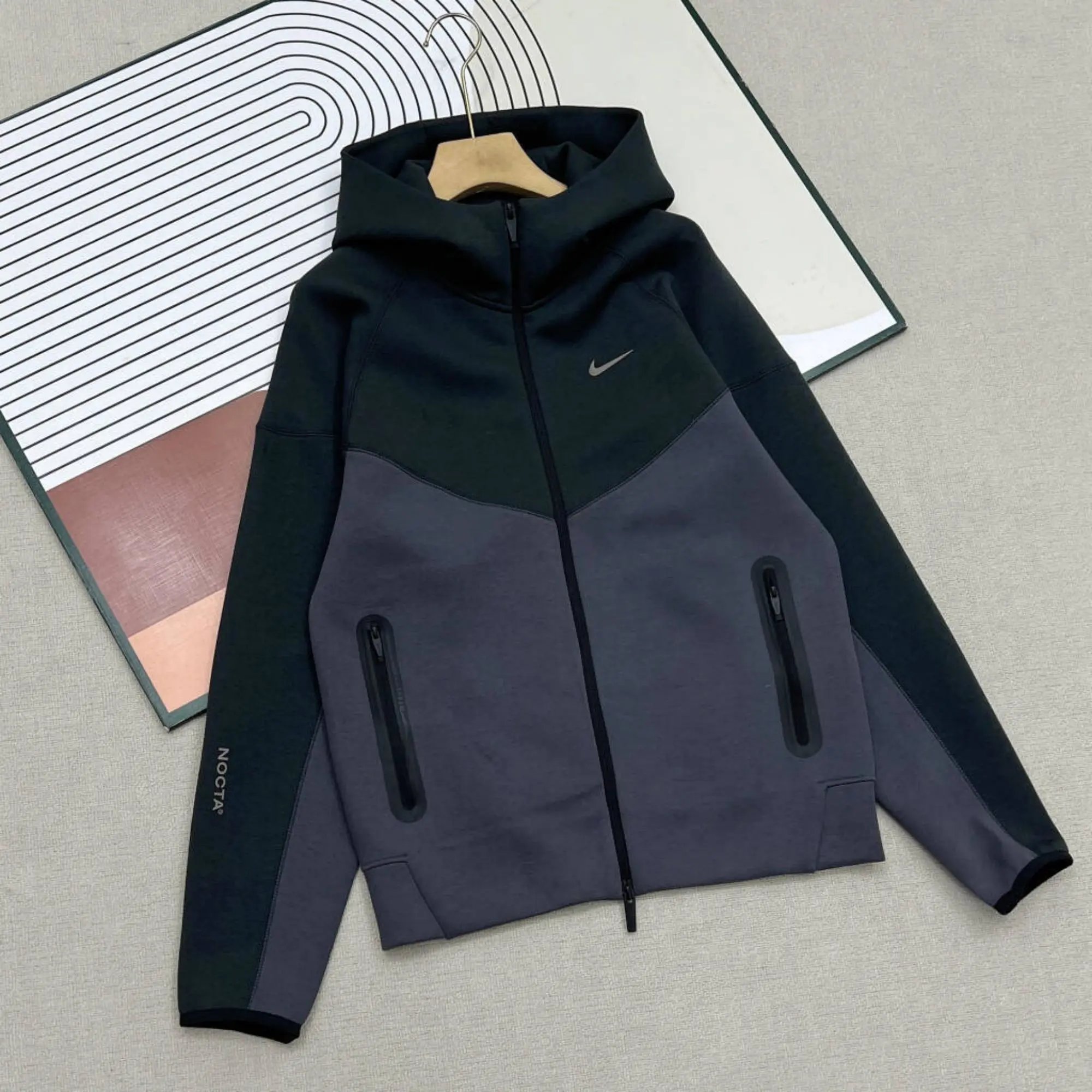 Nike Jackets Hooded Full-Zip Jacket with Reflective Trim — 19
