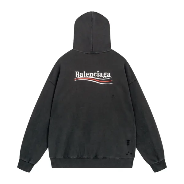 Balenciaga Collegiate Arch 01 Purple Hoodie - 8