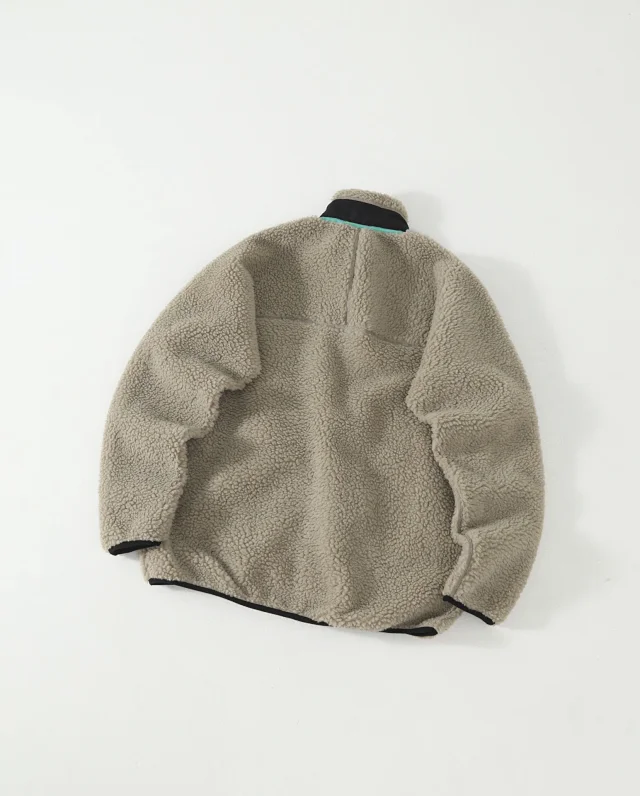Patagonia Jackets Reversible hooded fleece-lined padded jacket product detail image 28