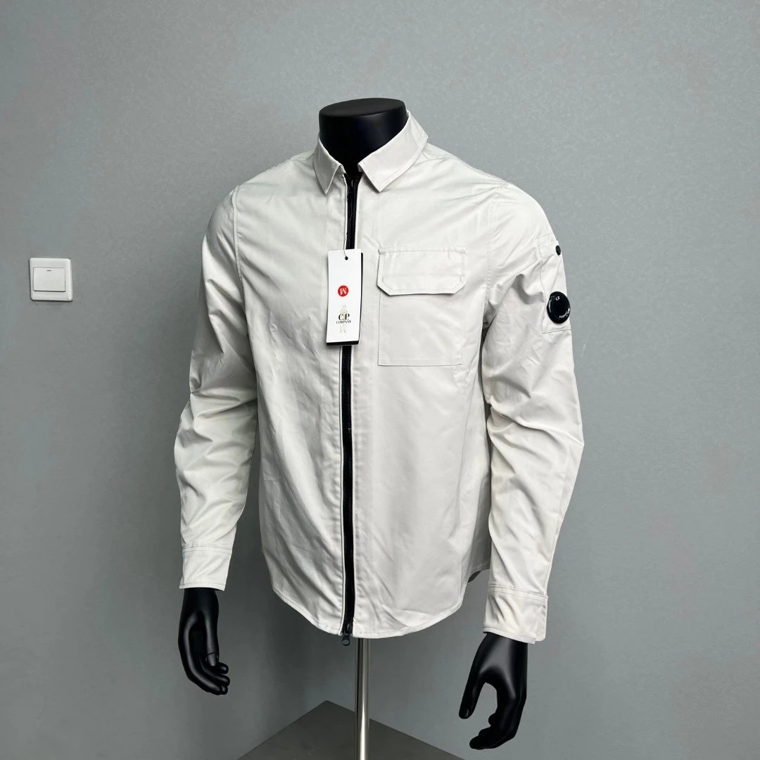 C.P. Company Jackets Hooded zip-up lens jacket — 10-2
