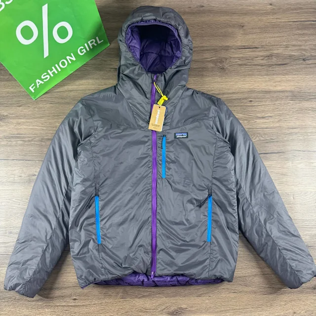 Patagonia Jackets Reversible hooded fleece-lined padded jacket product detail image 31