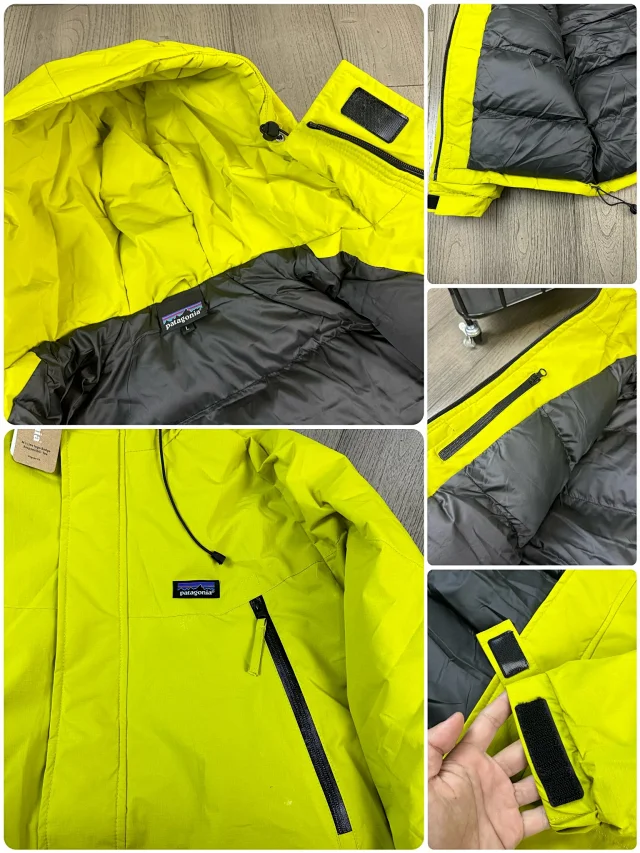 Patagonia Jackets Reversible hooded fleece-lined padded jacket product detail image 40