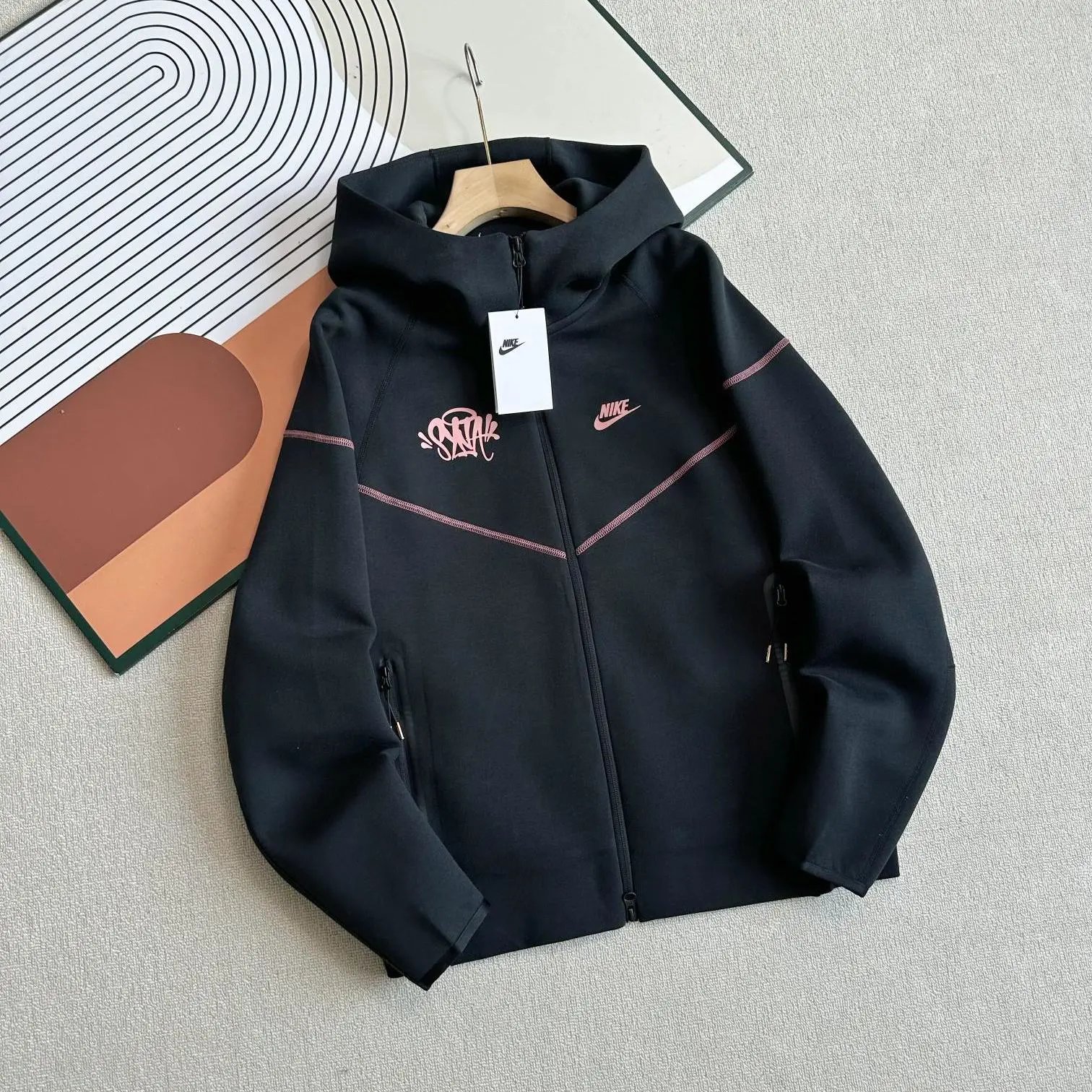 Nike Jackets Hooded Full-Zip Jacket with Reflective Trim — 11