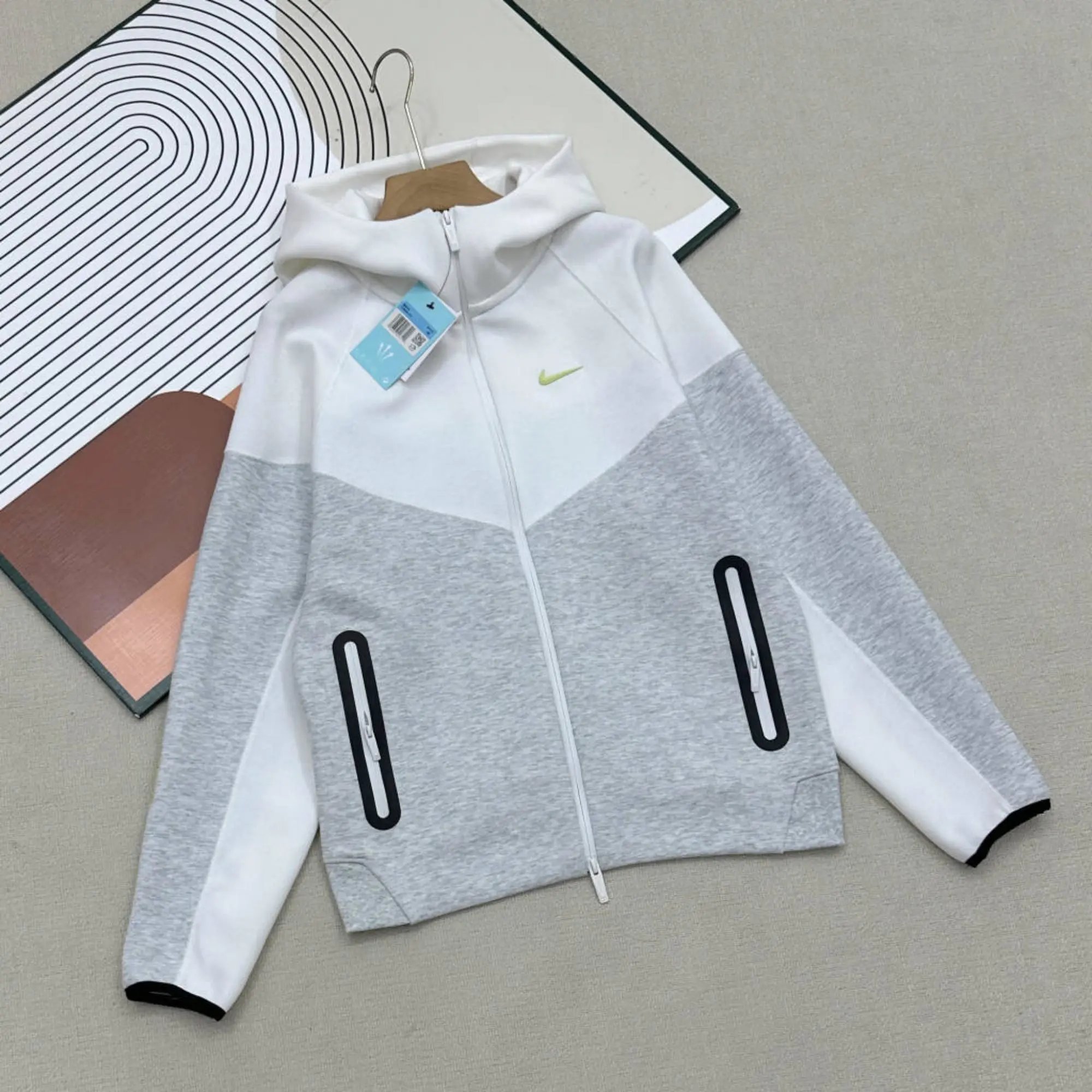 Nike Jackets Hooded Full-Zip Jacket with Reflective Trim — 21
