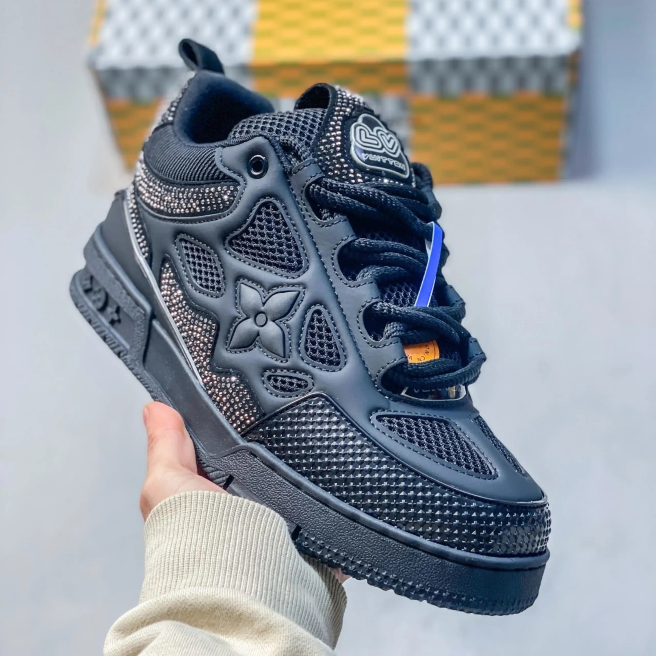 Louis Vuitton Sneakers Chunky low-top monogram mesh — 20