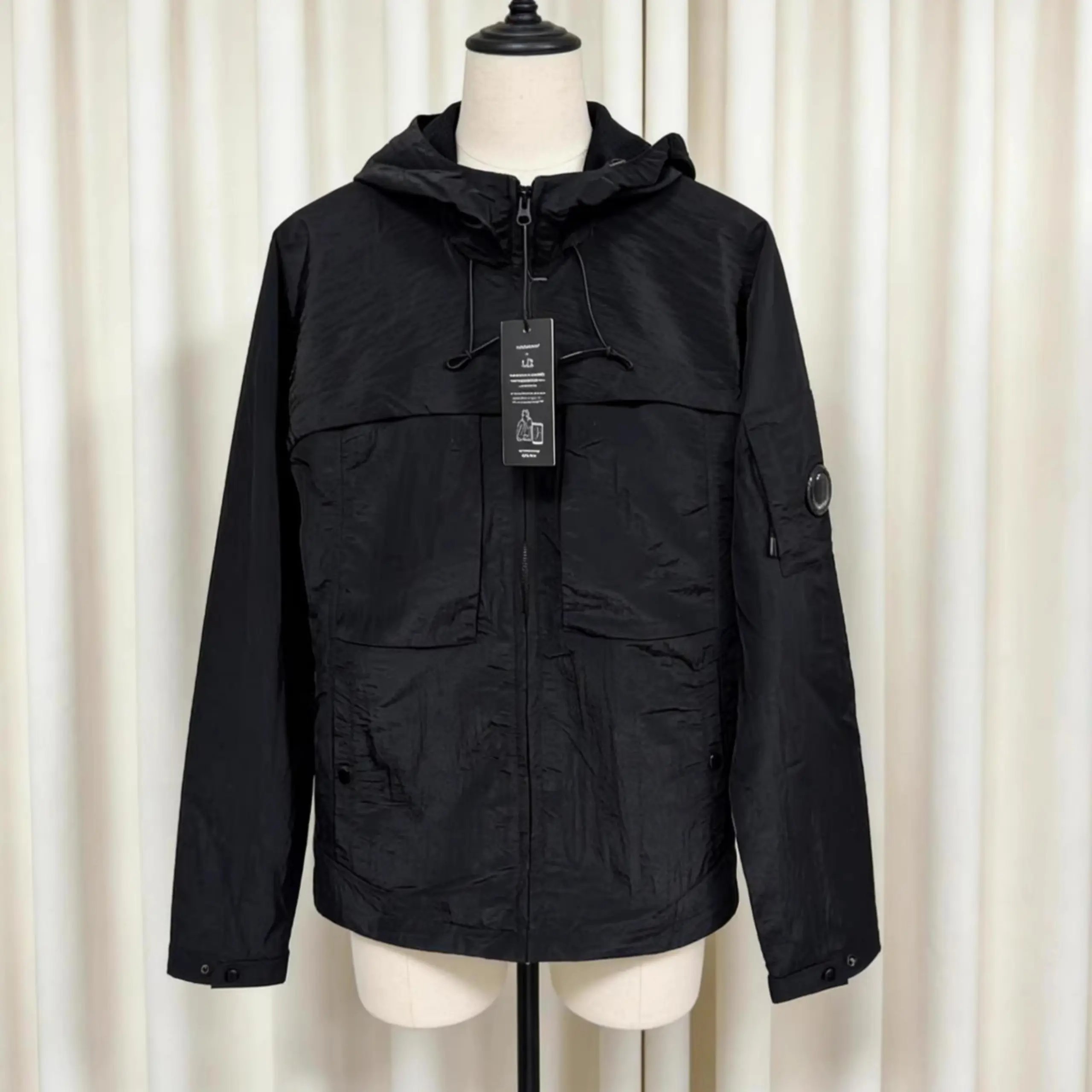 C.P. Company Jackets Hooded zip-up lens jacket — 1-1