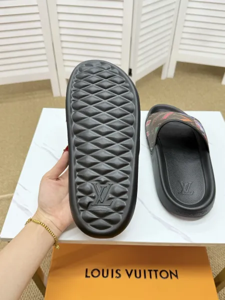 Louis Vuitton x NBA Slide Sandals Multicolor Slippers - 15