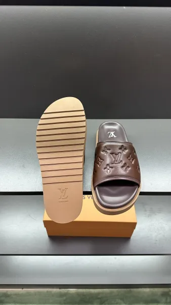 Louis Vuitton x NBA Slide Sandals Multicolor Slippers - 25