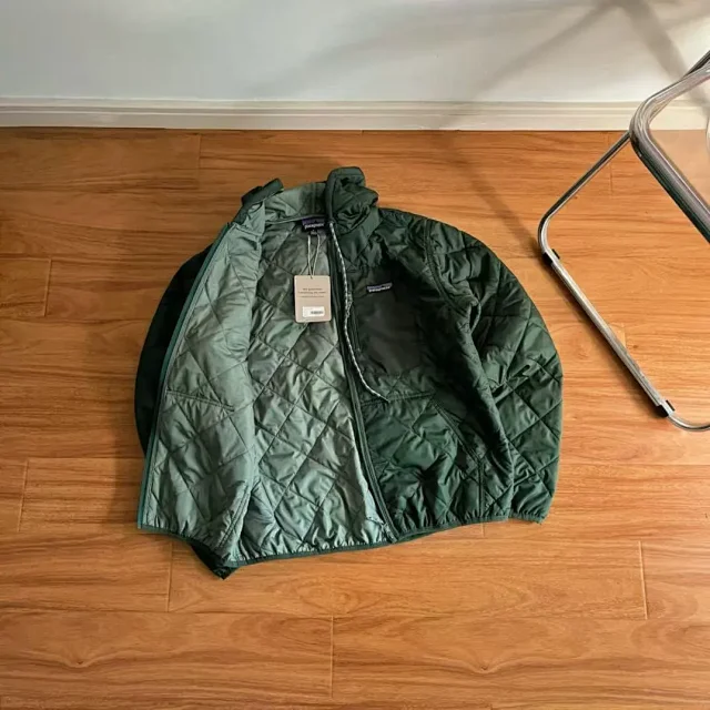 Patagonia Jackets Reversible hooded fleece-lined padded jacket product detail image 6
