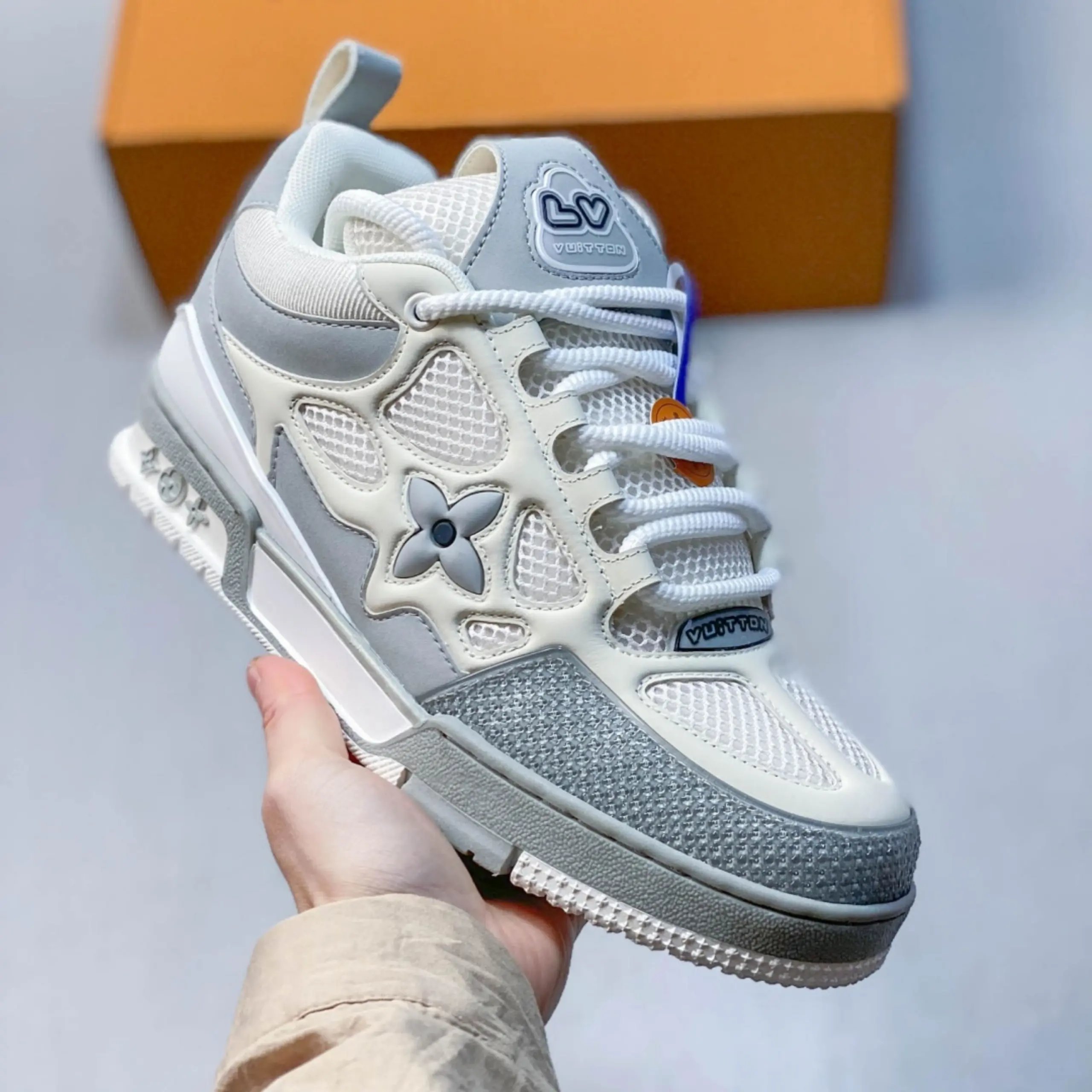 Louis Vuitton Sneakers Chunky low-top monogram mesh — 04