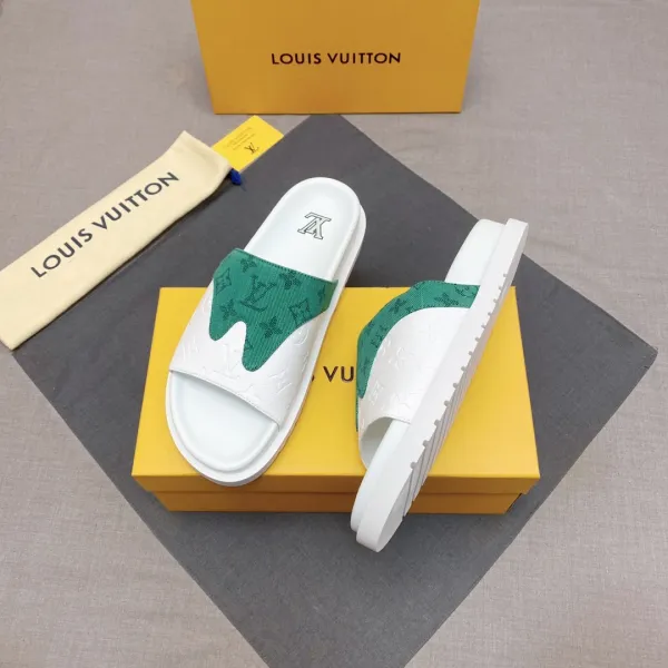Louis Vuitton x NBA Slide Sandals Multicolor Slippers - 22