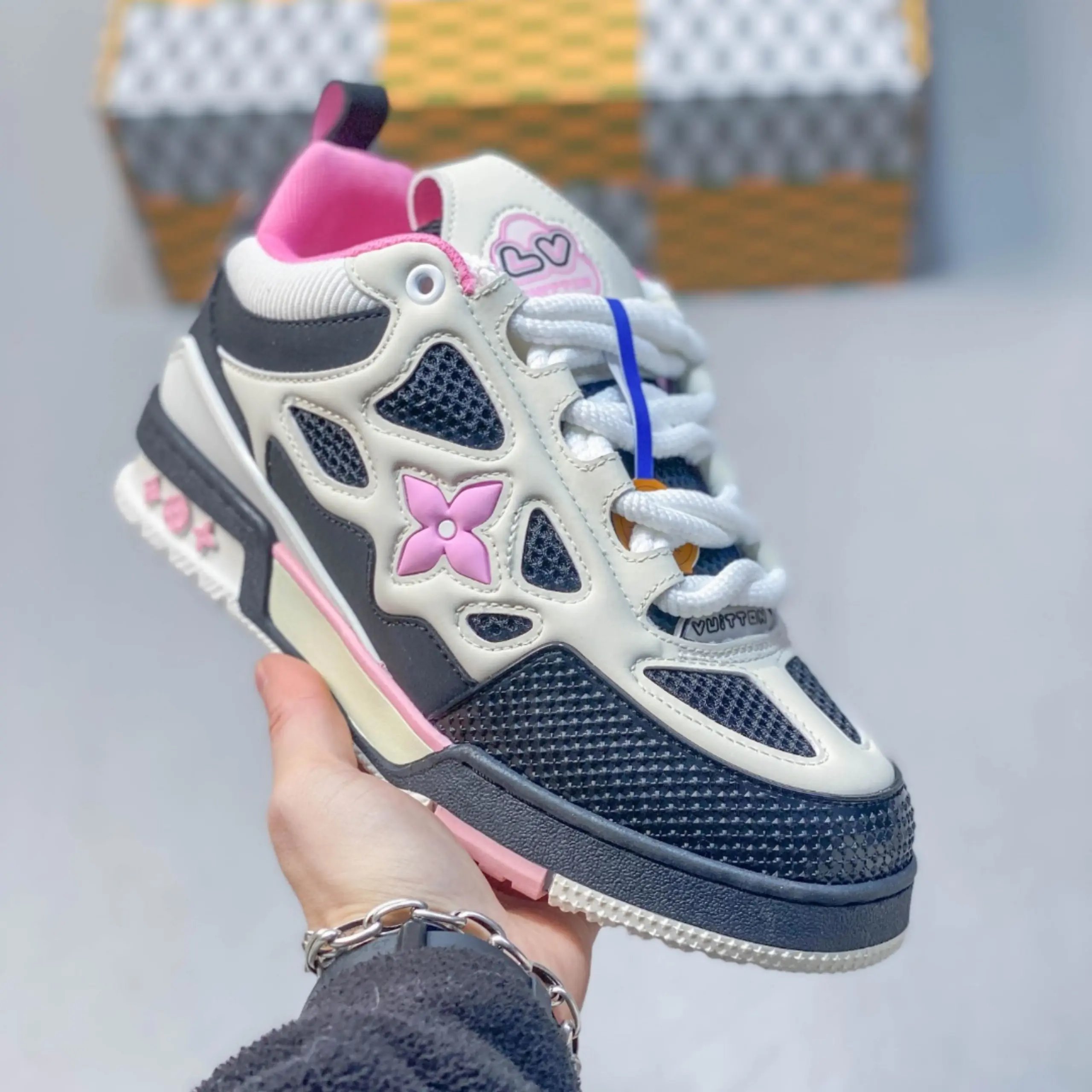 Louis Vuitton Sneakers Chunky low-top monogram mesh — 15