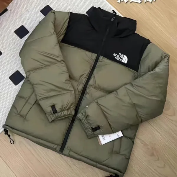 The North Face 1996 Retro Nuptse Jacket Army Green/Black Down Jacket - 1