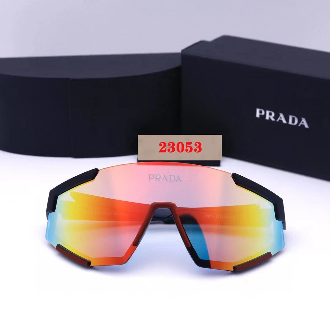 Prada Sport 23053 Black Shield Sunglasses - 4