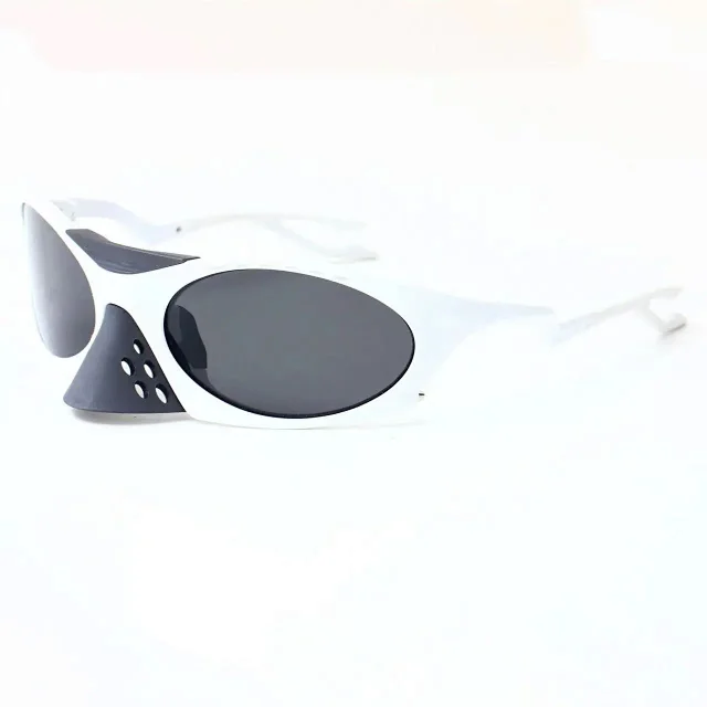 Unbranded Eyewear Wraparound Cycling Sunglasses with Mirrored Lenses product detail image 5