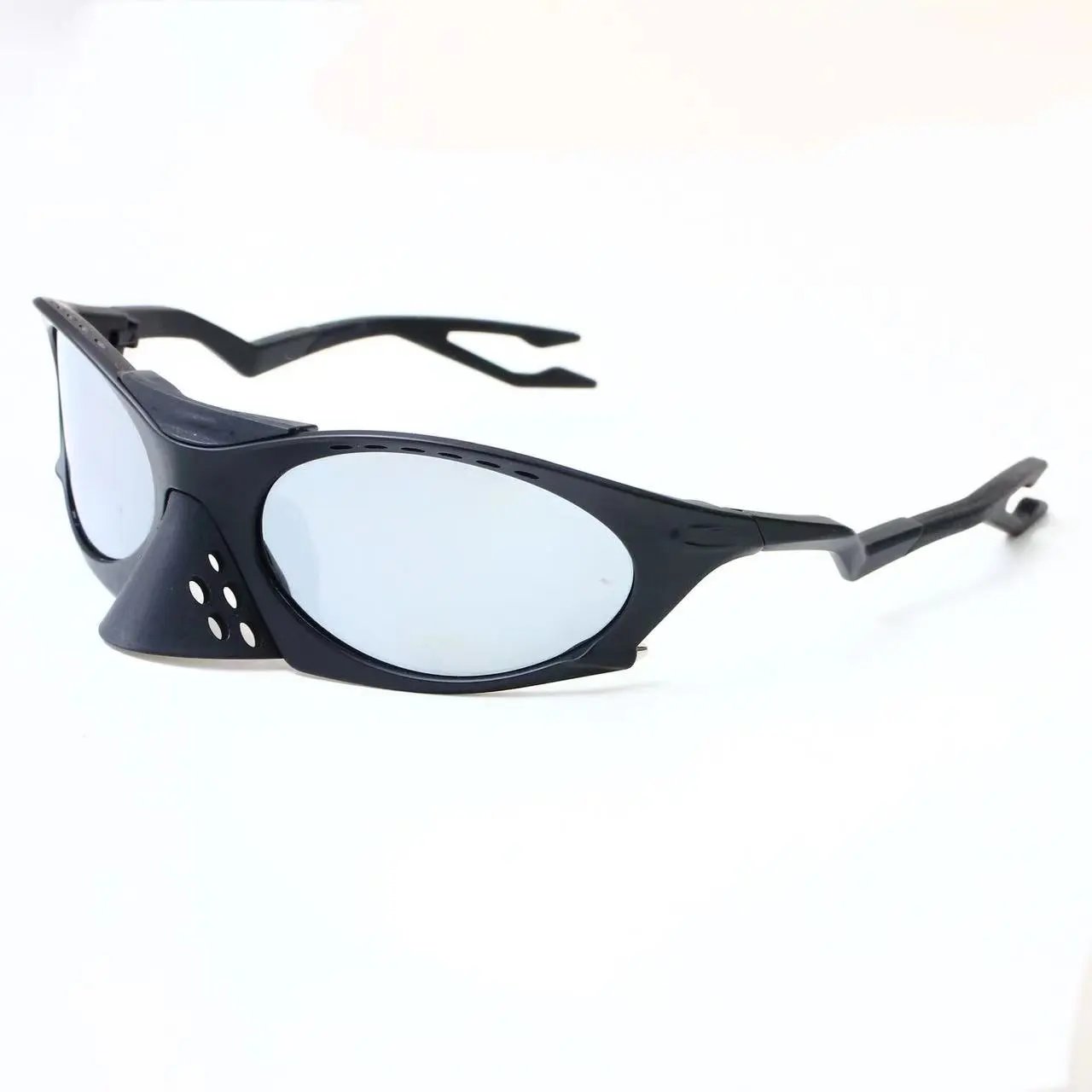 Unbranded Eyewear Wraparound Cycling Sunglasses with Mirrored Lenses image 9