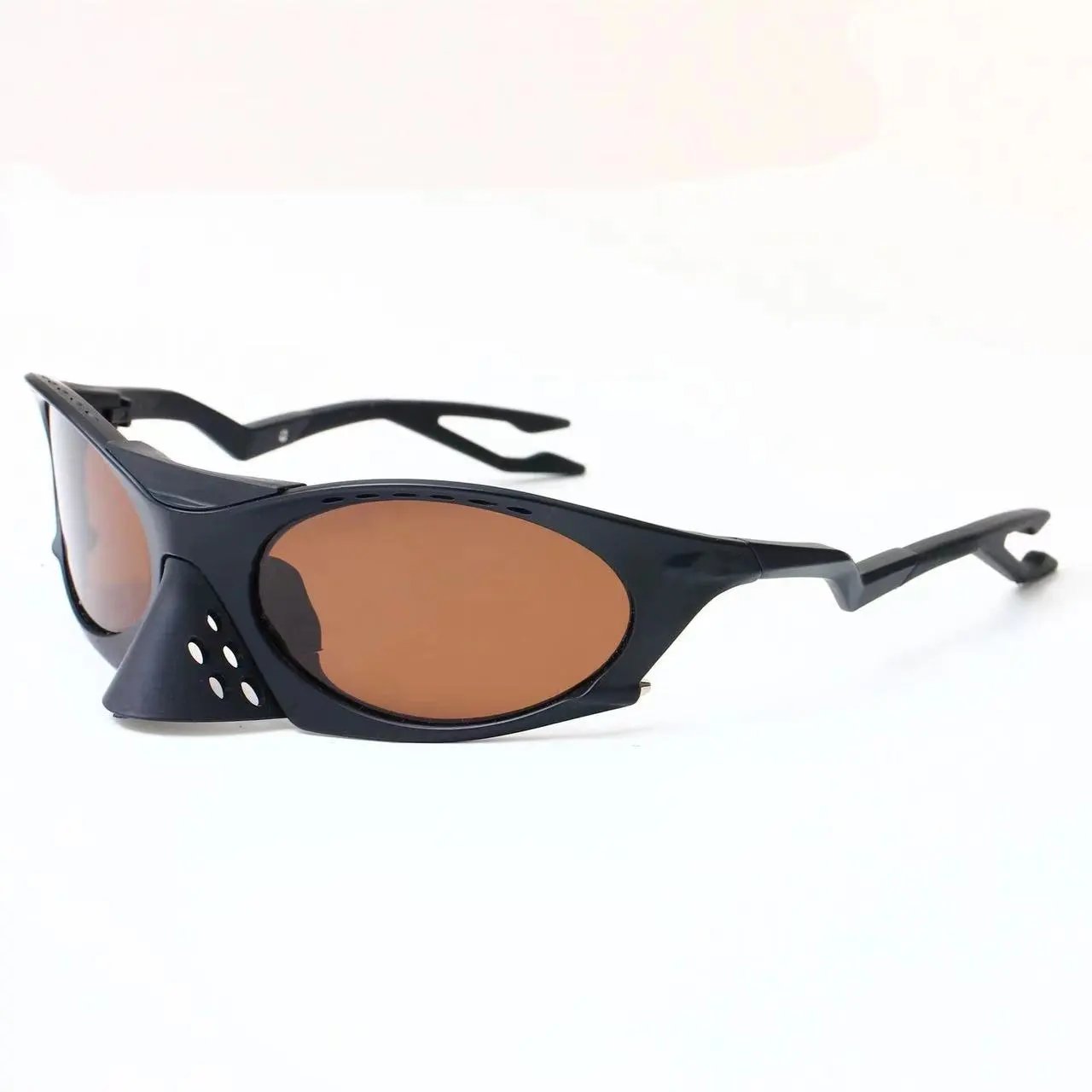 Unbranded Eyewear Wraparound Cycling Sunglasses with Mirrored Lenses image 2