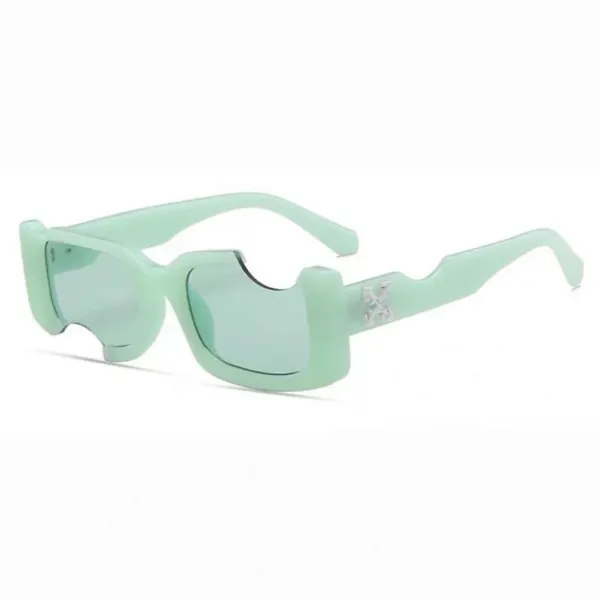 Off-White x Leopard Print Square Sunglasses Eyewear - 3