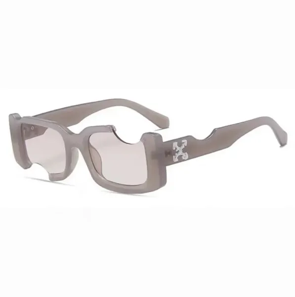 Off-White x Leopard Print Square Sunglasses Eyewear - 4