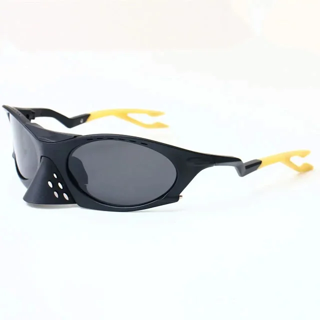 Unbranded Eyewear Wraparound Cycling Sunglasses with Mirrored Lenses product detail image 11