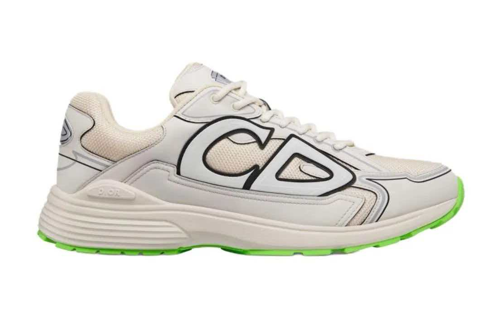 Cream White Green H166
