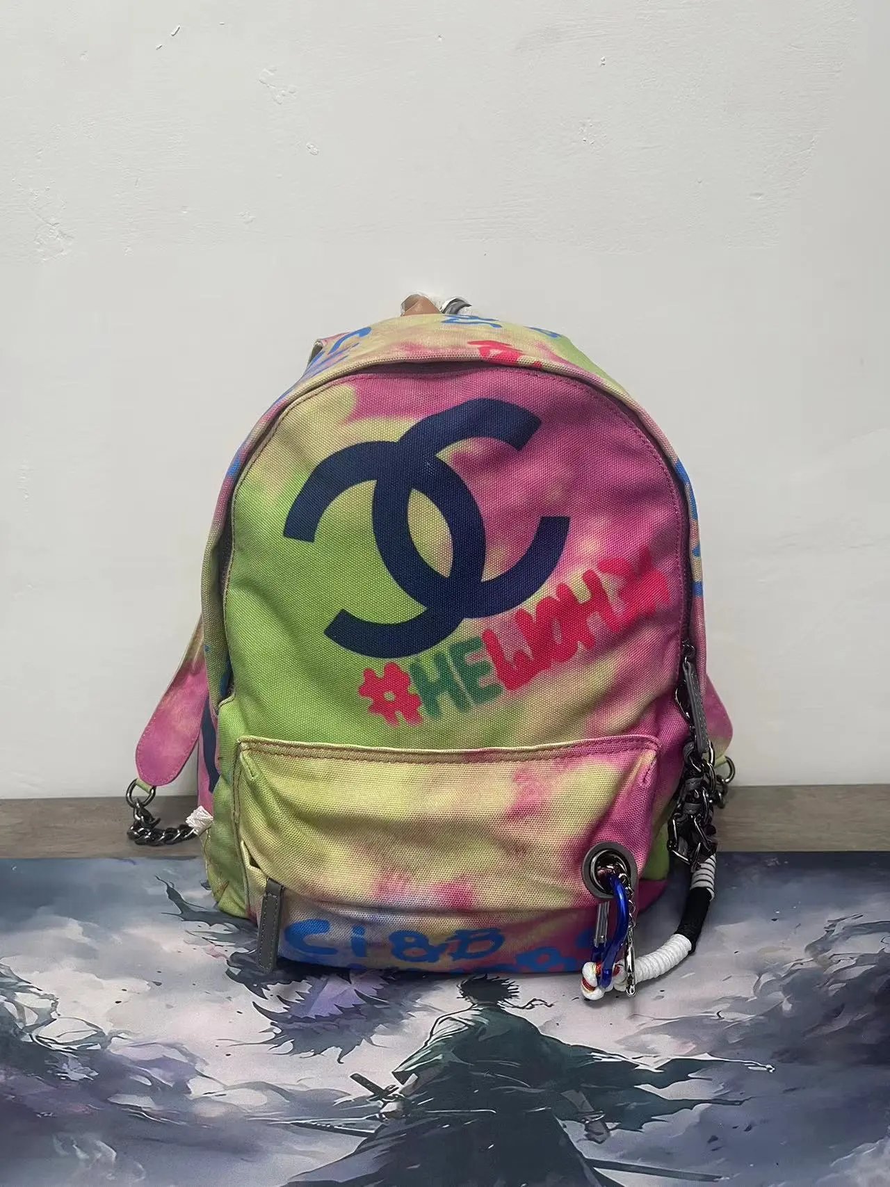 Chanel Graffiti Backpacks 7
