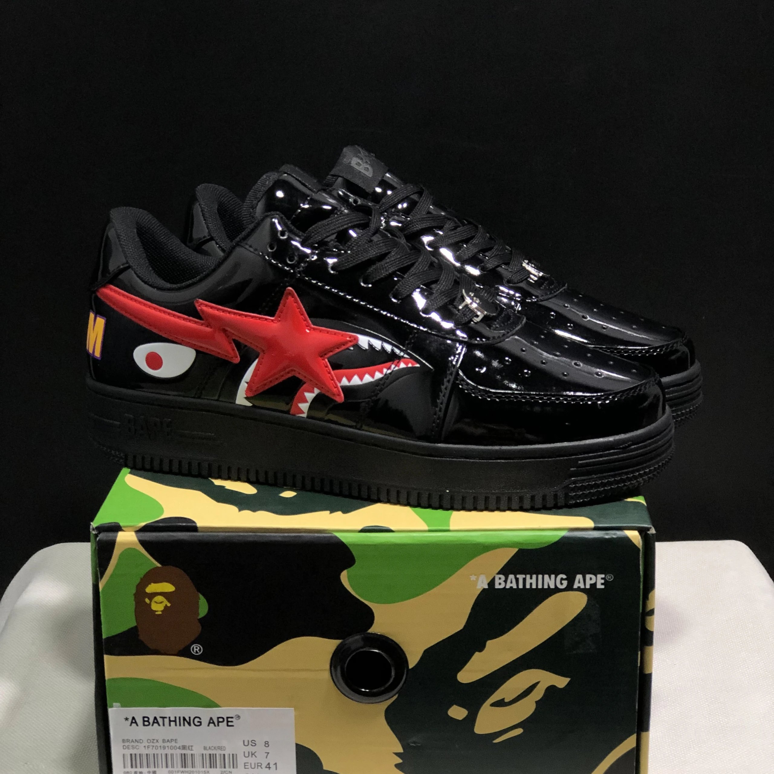 Black Red Shark