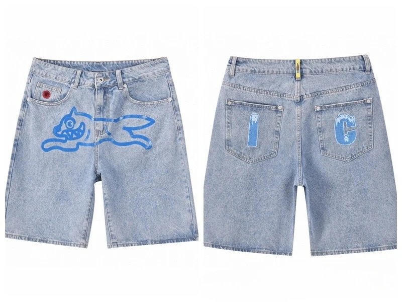 D051 Shorts Light Blue SKU image