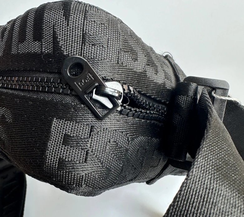 Essentials Woven Logo Crossbody Bag Gray - 10