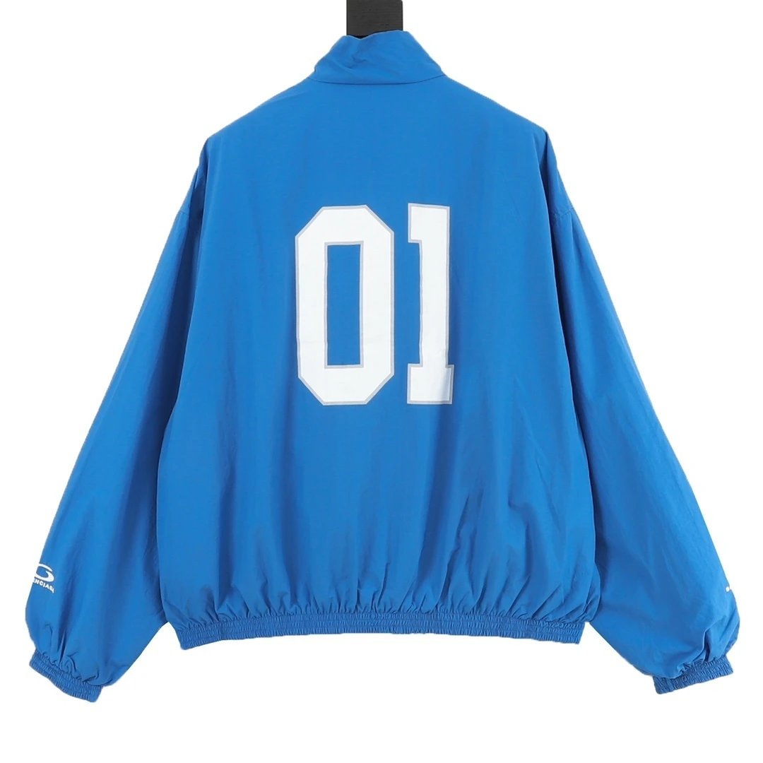 Balenciaga x G-STAR Raw Track Jacket Blue Outerwear - 8