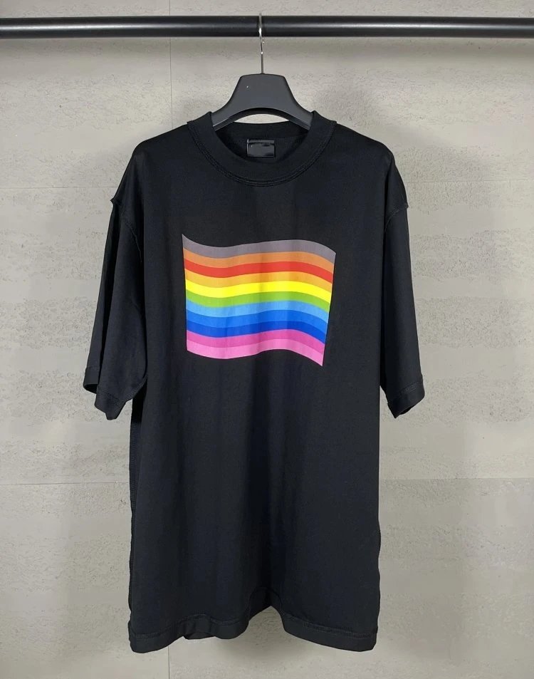 Rainbow Direct Print T-Shirt