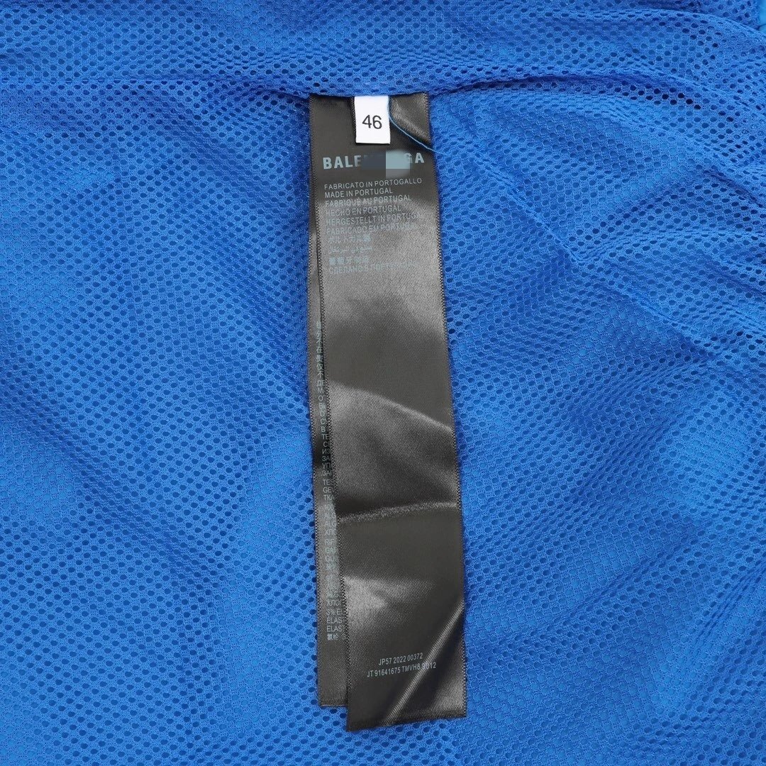 Balenciaga x G-STAR Raw Track Jacket Blue Outerwear - 13
