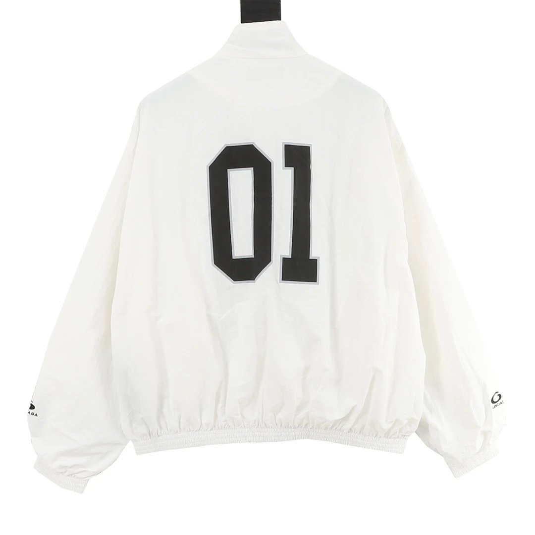 Balenciaga x G-STAR Raw Track Jacket Blue Outerwear - 14