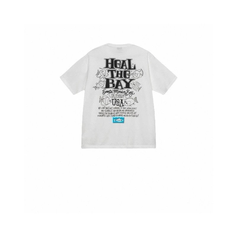 758 White with Letter Print