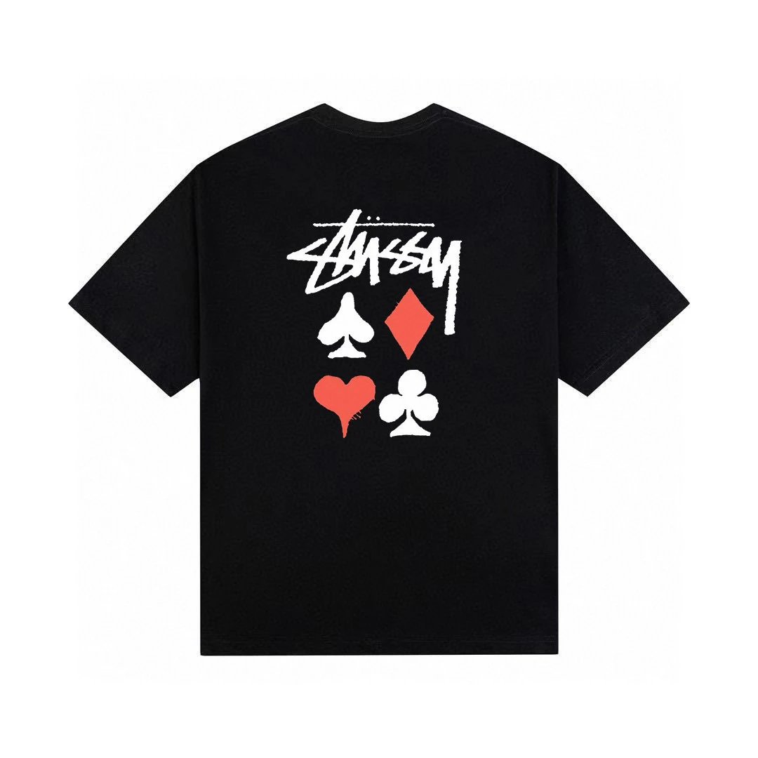 767 Black with Playing Card Print