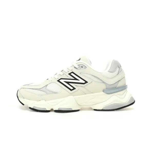 New Balance 9060 Off-White Inspired Cream White Chunky Sneakers - 1